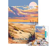 Puzzle per ragazzi da 1000 pezzi Parco Nazionale delle Dune dell'Indiana Un gioco avvincente per coltivare la pazienza e la mente Un rompicapo perfetto per decorare e regalare qualcosa di divertente