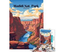 Puzzle per ragazzi da 1000 pezzi Parco Nazionale Madidi Bolivia Sfida educativa Presentato da un'azienda specializzata in giochi educativi per donne dai 14 anni in su (38x26cm)