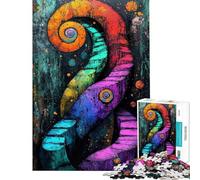 Puzzle per ragazzi da 1000 pezzi "Percorso verso il cosmo" rompicapo per ragazzi con taglio di precisione difficile e stimolante gioco per famiglie 38x52cm