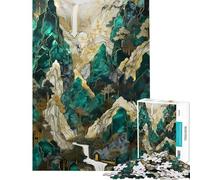 Puzzle per ragazzi da 1000 pezzi Percorso verso Shangri-La puzzle artistici per adulti gioco per famiglie migliora la memoria ideale come regalo (dimensioni 38x52cm)