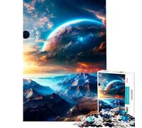 Puzzle per ragazzi da 1000 pezzi Pianeta Fantasma gioco intellettuale gioco impossibile regalo perfetto per donne e uomini (dimensioni 38x52cm)