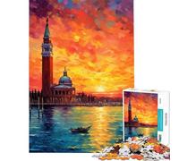 Puzzle per ragazzi da 1000 pezzi Piazza San Marco gioco per famiglie giocattolo educativo regalo per donne uomini e tutta la famiglia (dimensioni 38x26cm)