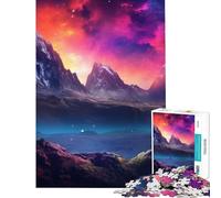 Puzzle per ragazzi da 1000 pezzi Picchi del Cosmo difficile e impegnativo gioco per famiglie adatto a persone dai 14 anni in su (38x52cm)