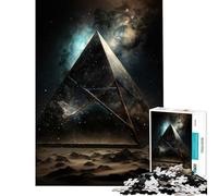 Puzzle per ragazzi da 1000 pezzi piramide spaziale gioco impegnativo gioco impossibile adatto a coppie regalo di compleanno (dimensioni 38x52cm)