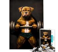 Puzzle per ragazzi da 1000 pezzi Pitbull Bar Power Toy Gioco intellettuale Gioco impossibile Regalo perfetto per decorazioni e regali per donne e uomini (Dimensioni 50x75cm)