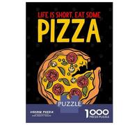 Puzzle Per Ragazzi Da 1000 Pezzi Pizza Wall Art Decor Puzzle Per Ragazzi Gioco Pratico Sfida Difficile Regali Unici Per Compleanno E Natale 52x38cm/1000pcs