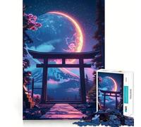 Puzzle per ragazzi da 1000 pezzi,Portale Celeste del Giappone,Taglio stretto,Divertente puzzle logico,Gioco rilassante,Regalo di Natale artistico (50x75cm)