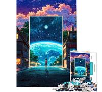 Puzzle per ragazzi da 1000 pezzi "Portale dell'Universo" giocattolo educativo per l'apprendimento gioco per famiglie decorazione da parete regalo per donne e uomini (dimensioni 50x75cm)