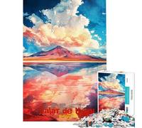 Puzzle per ragazzi da 1000 pezzi poster artistico del Salar de Uyuni puzzle per adulti gioco pratico per divertimento in famiglia difficile e stimolante (dimensioni 38x26cm)