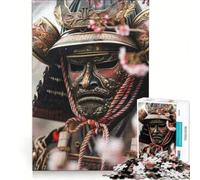 Puzzle per ragazzi da 1000 pezzi primo piano di un guerriero samurai giocattolo educativo per divertimento in famiglia per rafforzare l'amore tra le coppie 38x52cm