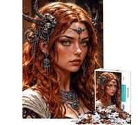 Puzzle per ragazzi da 1000 pezzi Principessa Guerriera Puzzle per ragazzi Gioco pratico per le vacanze a casa Attività divertenti per passare il tempo a casa (Dimensioni 50x75cm)