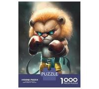 Puzzle Per Ragazzi Da 1000 Pezzi Pro Lion Cub Boxer Puzzle Fai Da Te Giocattoli Antistress Interazione Genitore-figlio 70x50cm/1000pcs