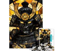 Puzzle per ragazzi da 1000 pezzi puzzle artistico guerriero samurai per adulti gioco rompicapo ideale per passare il tempo durante le vacanze compleanno e Natale (dimensioni 50x75cm)