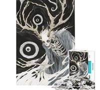 Puzzle per ragazzi da 1000 pezzi puzzle della creatura Wendigo per adulti gioco pratico sfida difficile divertimento a casa (dimensioni 38x52cm)