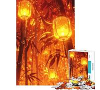 Puzzle per ragazzi da 1000 pezzi Quando la luce della lanterna Puzzle da 1000 pezzi Decorazione per la casa Giocattoli Analisi e logica compleanno (38x26cm)