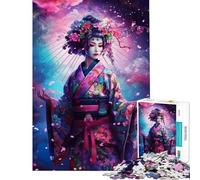 Puzzle per ragazzi da 1000 pezzi Quartiere delle Geishe di Kyoto Puzzle per adulti gioco pratico di analisi e logica regalo di compleanno o unico (dimensioni 50x75cm)