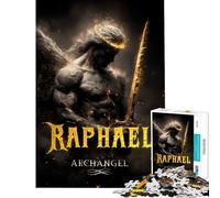 Puzzle per ragazzi da 1000 pezzi Raffaello Arcangelo con spada sfida impegnativa da completare regalo di compleanno decorazione per la casa giocattolo per ragazzi dai 14 anni in su (50x75cm)