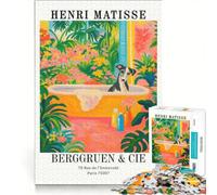 Puzzle per ragazzi da 1000 pezzi raffigurante il cane nella vasca da bagno di Henri Matisse Un'attività creativa da fare in casa ideale per interagire con i genitori e creare insieme