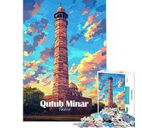 Puzzle per ragazzi da 1000 pezzi raffigurante il Qutub Minar in India Un'esperienza stimolante da completare ideale per il divertimento in famiglia Gioco educativo per ragazzi dai 14 anni in su