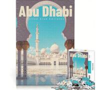 Puzzle per ragazzi da 1000 pezzi raffigurante la Grande Moschea dello Sceicco Zayed, un gioco rompicapo stimolante, un regalo perfetto per amici e familiari 50x75cm