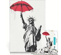 Puzzle per ragazzi da 1000 pezzi raffigurante la Statua della Libertà gioco interattivo migliora la memoria regalo per amici e familiari 38x26cm