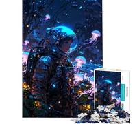 Puzzle per ragazzi da 1000 pezzi ragazza anime persa nella meraviglia sfida educativa rompicapo difficile gioco per ragazzi dai 14 anni in su 38x52cm