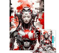 Puzzle per ragazzi da 1000 pezzi "Ragazza del futuro" Puzzle per adulti Gioco pratico di analisi e logica Regalo di compleanno e unico (Dimensioni 50x75cm)