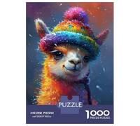 Puzzle Per Ragazzi Da 1000 Pezzi Rainbow Llama Wall Art Print Puzzle Giochi Rilassanti Ma Divertenti E Spiritosi Regali Di Compleanno E Unici 70x50cm/1000pcs