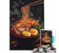 Puzzle per ragazzi da 1000 pezzi Ramen Giappone arte al neon puzzle per adulti gioco per famiglie migliora la memoria ideale come regalo (dimensioni 38x26cm)