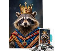 Puzzle per ragazzi da 1000 pezzi Re Procione ideale per compleanni e Natale Decorazione perfetta Gioco impossibile per ragazzi dai 14 anni in su (38x52cm)