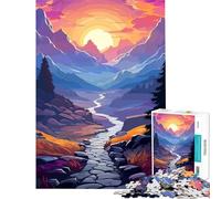Puzzle per ragazzi da 1000 pezzi realistico con soggetti naturali Gioco impossibile educativo stimolante e divertente ideale come regalo per coppie (dimensioni 38x52cm)