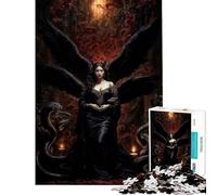 Puzzle per ragazzi da 1000 pezzi Regina dei Serpenti e Lilith di Fuoco giochi rilassanti giocattoli educativi regali per il Secret Santa taglio di precisione (dimensioni 50x75cm)