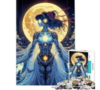 Puzzle per ragazzi da 1000 pezzi: Regina della Luna Cibernetica Gioco educativo di analisi e logica stimolante per ragazzi dai 14 anni in su (38x26cm)