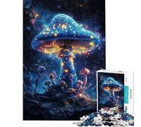 Puzzle per ragazzi da 1000 pezzi Regno dei Funghi Stellari gioco interattivo gioco intellettuale ottimo regalo sfida impegnativa (dimensioni 75x50cm)