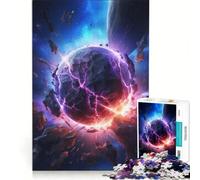 Puzzle per ragazzi da 1000 pezzi Relitti planetari giocattolo educativo migliora la memoria con poster abbinato e foglio di curiosità 38x26cm