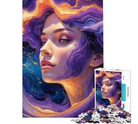 Puzzle per ragazzi da 1000 pezzi ritratto di musa celeste sfida impegnativa da completare gioco educativo per tutta la famiglia per ragazzi dai 14 anni in su (50x75cm)