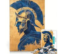 Puzzle per ragazzi da 1000 pezzi "Ritratto di uno spartano" antistress sfida impegnativa per rafforzare l'amore tra le coppie 38x52cm