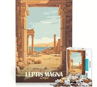 Puzzle per ragazzi da 1000 pezzi Rovine di Leptis Magna gioco educativo migliora la memoria regalo di compleanno regalo 38x52cm