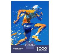 Puzzle Per Ragazzi Da 1000 Pezzi Running Athlete Illustrati Puzzle Giochi Rilassanti Difficili Divertenti Attività A Casa, 70x50cm/1000pcs