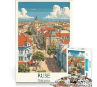 Puzzle per ragazzi da 1000 pezzi Ruse Little Vienna, Gioco Impossibile, Decorazione per la casa, Collezione d'artista, Belle Arti 38x52cm