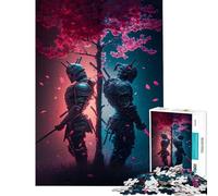 Puzzle per ragazzi da 1000 pezzi Samurai buoni e cattivi gioco di assemblaggio per stimolare la mente e decorare la parete adatto a ragazzi dai 14 anni in su (38x26cm)