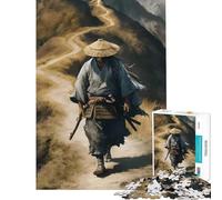 Puzzle per ragazzi da 1000 pezzi Samurai su sentiero di montagna Gioco per famiglie giocattolo avvincente per coltivare la pazienza ottimo regalo migliora la memoria (dimensioni 75x50cm)