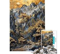 Puzzle per ragazzi da 1000 pezzi Santuario della Montagna Radiosa antistress stimolante da completare gioco educativo 38x52cm