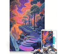 Puzzle per ragazzi da 1000 pezzi "Scala verso il Surreale" giochi educativi attività divertenti da fare a casa ideale come regalo 38x26cm