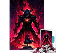 Puzzle per ragazzi da 1000 pezzi Scontro demoniaco infuocato ideale per compleanni e Natale Gioco impegnativo e stimolante adatto a ragazzi dai 14 anni in su (38x52cm)
