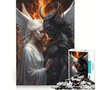 Puzzle per ragazzi da 1000 pezzi "Scontro di divinità", gioco pratico, per divertimento in famiglia, ideale come regalo per tutta la famiglia 38x26cm