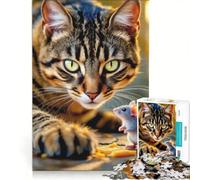 Puzzle per ragazzi da 1000 pezzi "Scontro tra gatto e topo", gioco interattivo, migliora la memoria, regalo per amici e familiari 50x75cm