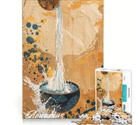Puzzle per ragazzi da 1000 pezzi segno zodiacale Acquario gioco pratico rilassante e stimolante per la mente regalo di compleanno regalo 38x26cm
