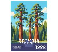 Puzzle Per Ragazzi Da 1000 Pezzi Sequoia National Park Puzzle Per Ragazzi Gioco Pratico Sfida Difficile Regali Unici Per Compleanno E Natale 52x38cm/1000pcs