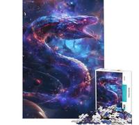 Puzzle per ragazzi da 1000 pezzi Serpente cosmico nella nebulosa Divertimento a casa attività antistress per tutta la famiglia adatto a partire dai 14 anni 50x75cm